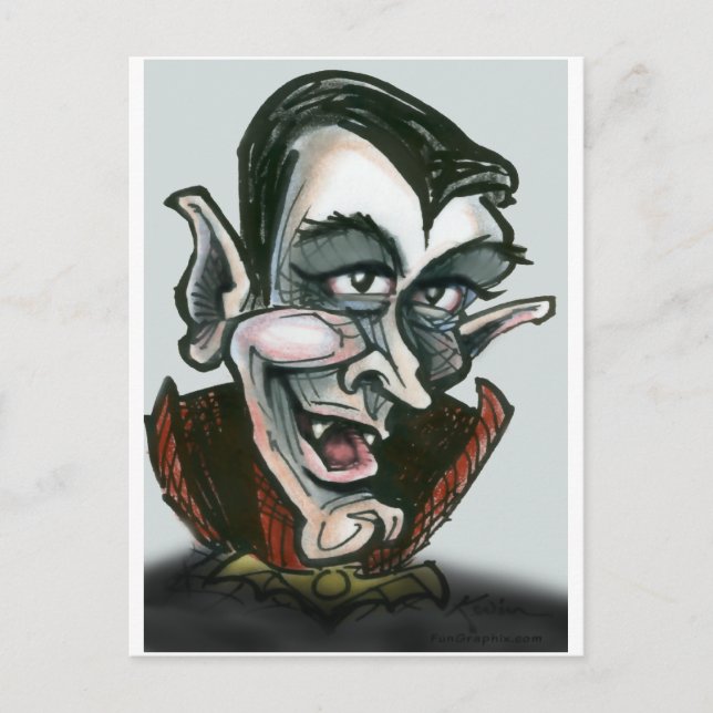 Dracula Postkarte (Vorderseite)