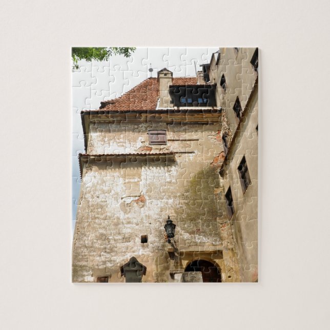 Dracula-Schloss in der Kleie, Brasov, Siebenbürgen Puzzle (Vertikal)