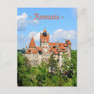 Dracula-Schloss in Siebenbürgen, Rumänien Postkarte