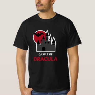 Dracula-Schloss Vampir-Horror T-Shirt