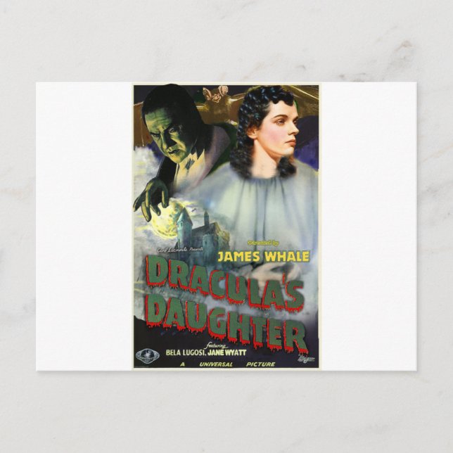Dracula-Tochter Postkarte (Vorderseite)