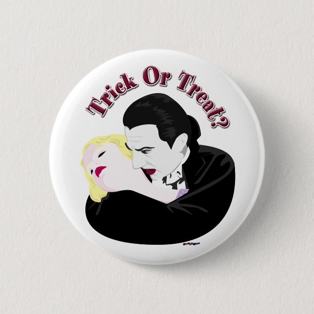 Dracula, Trick oder Behandlung? Button (Vorderseite)