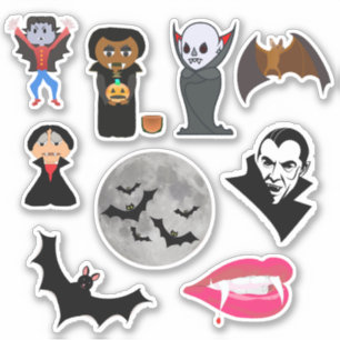 Dracula und Vampire Decal-Aufkleber Aufkleber