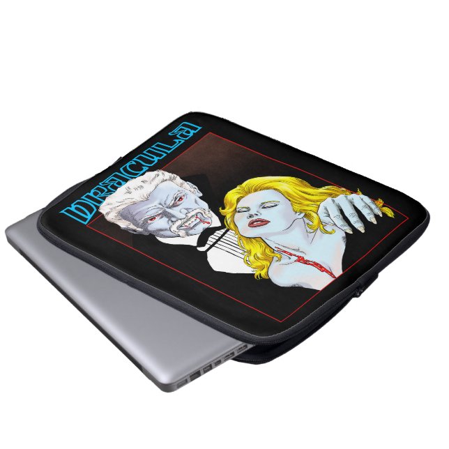 Dracula V1 Design Notebook-Hülle Laptopschutzhülle (Vorne Knopf)