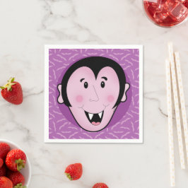 Dracula Vampire Bat Halloween Lila Fledermäuse Serviette