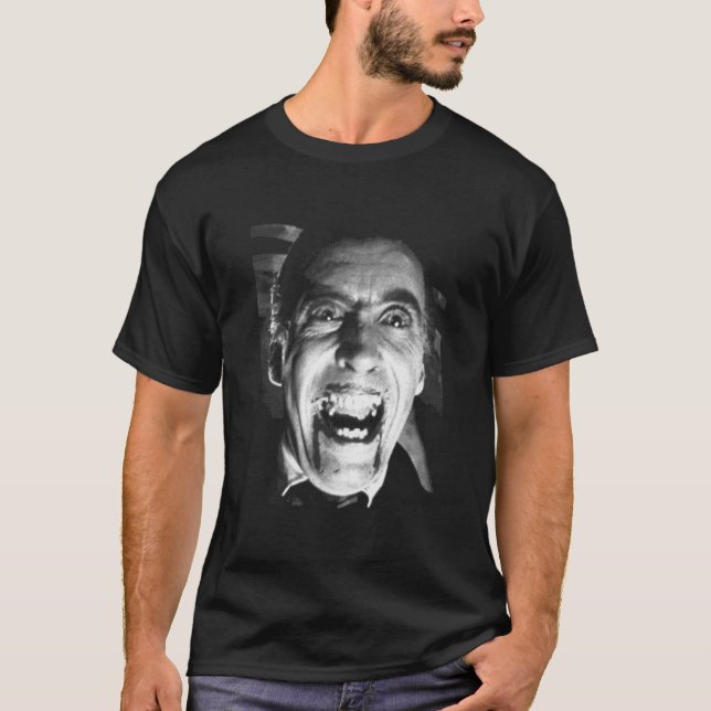 Dracula Vampire Christopher Lee Classic T-Shirt (Vorderseite)