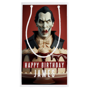 Dracula Vampire thematisch Creme Cake - Geburtstag Kleine Geschenktüte