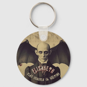 Dracula Vintage Gothic Halloween Party Geschenk Schlüsselanhänger