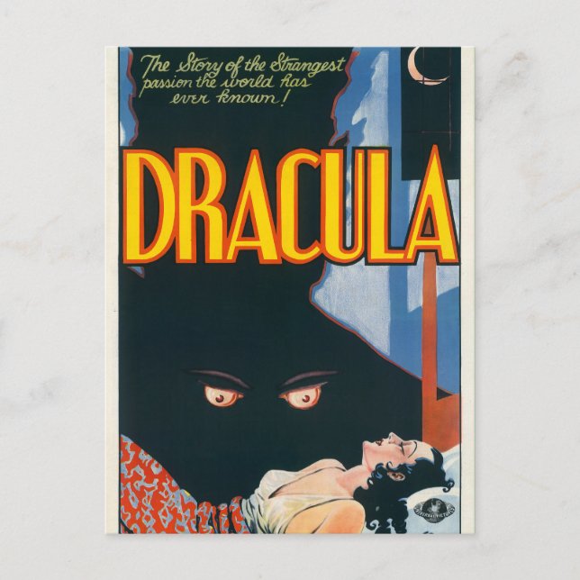 Dracula - Vintager Film Postkarte (Vorderseite)
