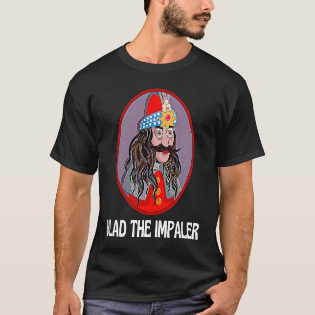 Dracula Vlad der Impaler Vlad Tepes T-Shirt (Vorderseite)