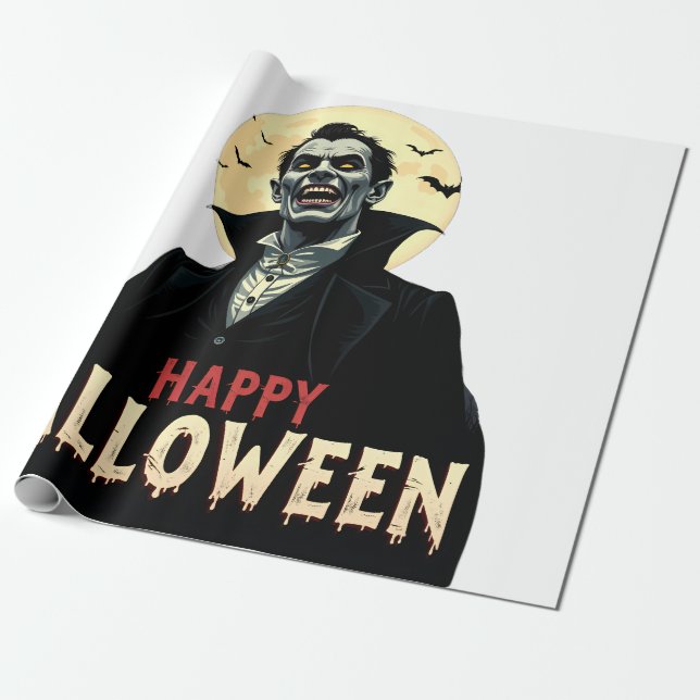 Dracula wünscht Ihnen eine wunderschöne Nacht Geschenkpapier (Ungerollt)