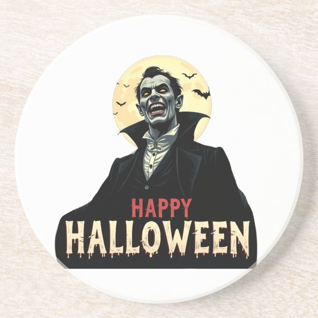 Dracula wünscht Ihnen eine wunderschöne Nacht Getränkeuntersetzer (Vorne)