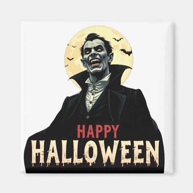 Dracula wünscht Ihnen eine wunderschöne Nacht Magnet (Vorne)