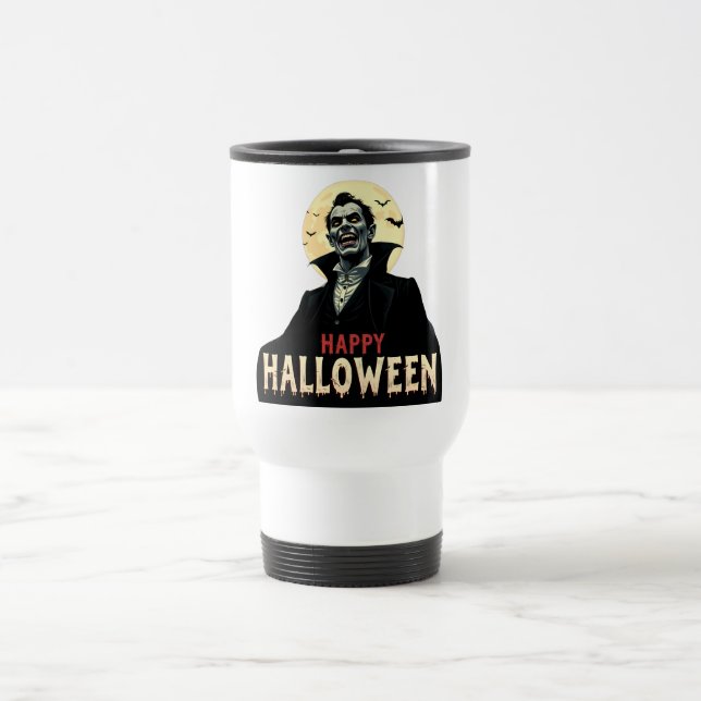 Dracula wünscht Ihnen eine wunderschöne Nacht Reisebecher (Mittel)