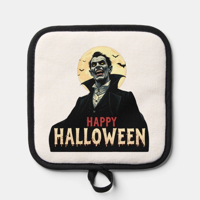 Dracula wünscht Ihnen eine wunderschöne Nacht Topflappen (Vorderseite)