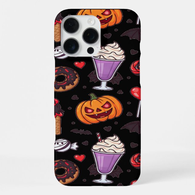 Dracula's Sweet Nightmare Halloween Candy iPhone Hülle (Rückseite)