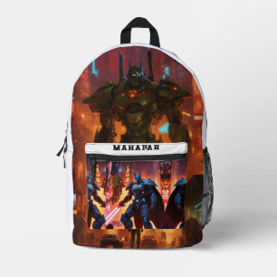 "Draculian Bat-Cyber-Armor" Bedruckter Rucksack