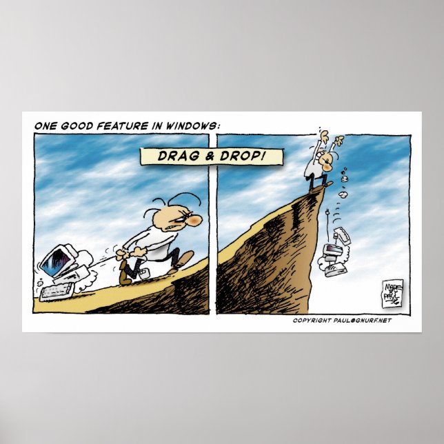 Drag and Drop Poster (Vorne)