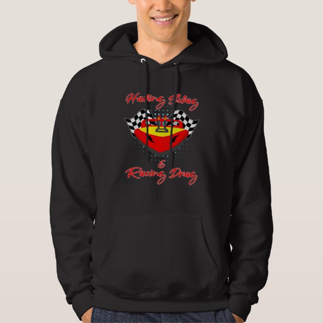 Drag Boat for Drag Boat Driver and Speedboat Racin Hoodie (Vorderseite)