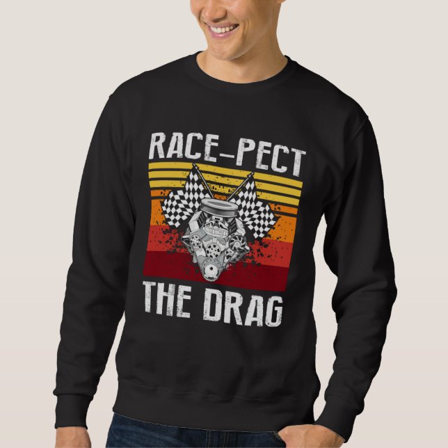 Drag Boat for Drag Boat Driver and Speedboat Racin Sweatshirt (Vorderseite)