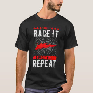 Drag Boat Racing Tune Es Race Es Bremsen Es repari T-Shirt
