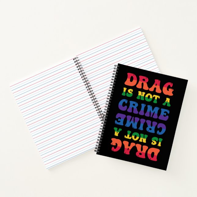 Drag ist kein Crime-Notebook Notizbuch (Innenseite)