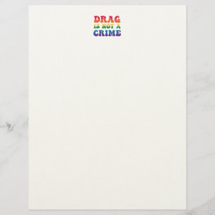 Drag ist kein Verbrechen Briefkopf