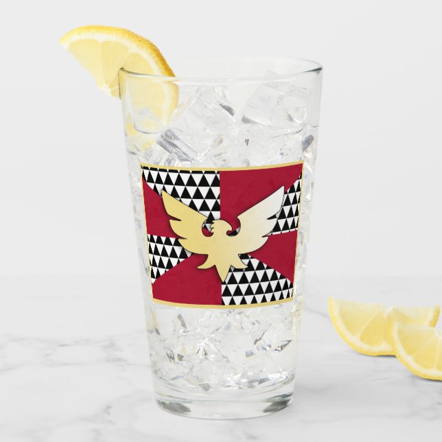 Drag Pride-Flag Glas (Vorderseite Ice)
