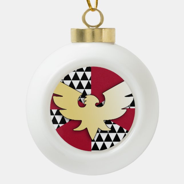 Drag Pride-Flag Keramik Kugel-Ornament (Vorderseite)