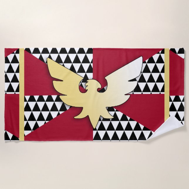 Drag Pride-Flag Strandtuch (Vorderseite)