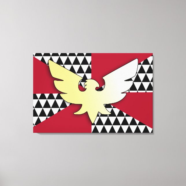 Drag Pride-Flagge Leinwanddruck (Vorderseite)