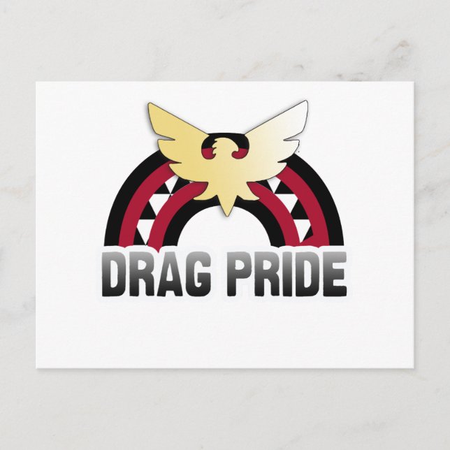 Drag Pride Postkarte (Vorderseite)