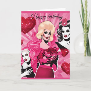 Drag Queen Birthday Card Karte