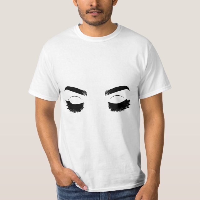 Drag Queen Full Lashes Graphic T-Shirt (Vorderseite)