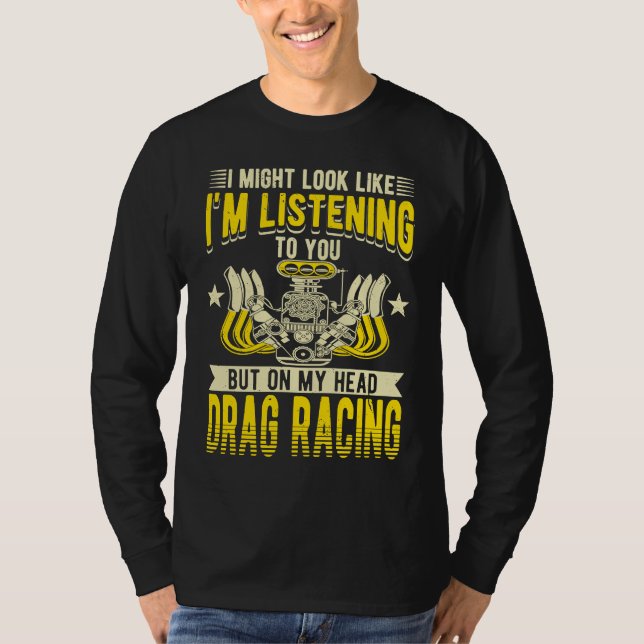 Drag Racing Fan Big Blocks T-Shirt (Vorderseite)