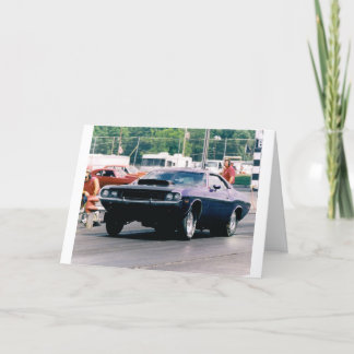 Drag Racing Feiertagskarte