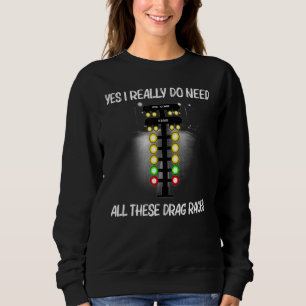 Drag Racing für Männer Frauen ziehen Racer Driftin Sweatshirt