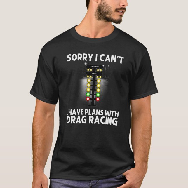 Drag Racing für Männer Frauen ziehen Racer Driftin T-Shirt (Vorderseite)