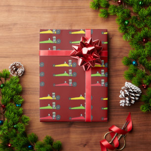 Drag Racing Geschenkpapier