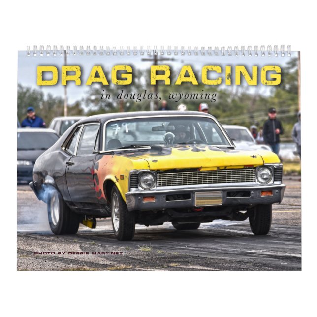 Drag Racing in Douglas, Wyoming Kalender (Titelbild)