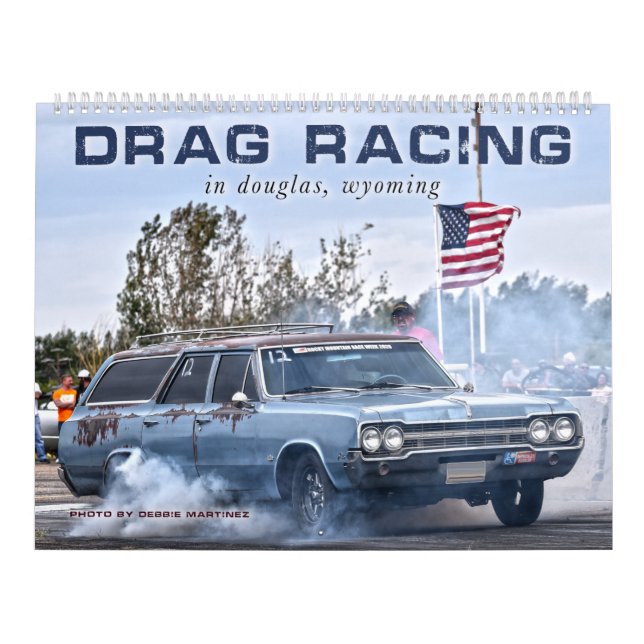 Drag Racing in Douglas, Wyoming Kalender (Titelbild)