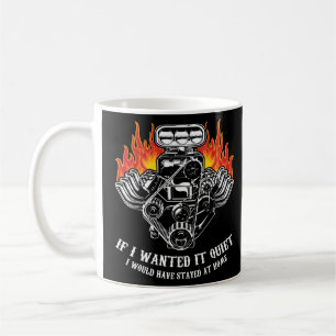 Drag Racing Motor Mechanics Motorrad Kaffeetasse