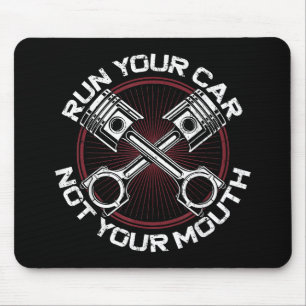 Drag Racing Rennwagen Vintage Fahre Dein Auto Nich Mousepad