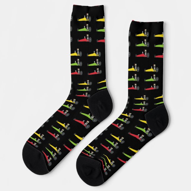 Drag Racing Socken (Linkes Detail)