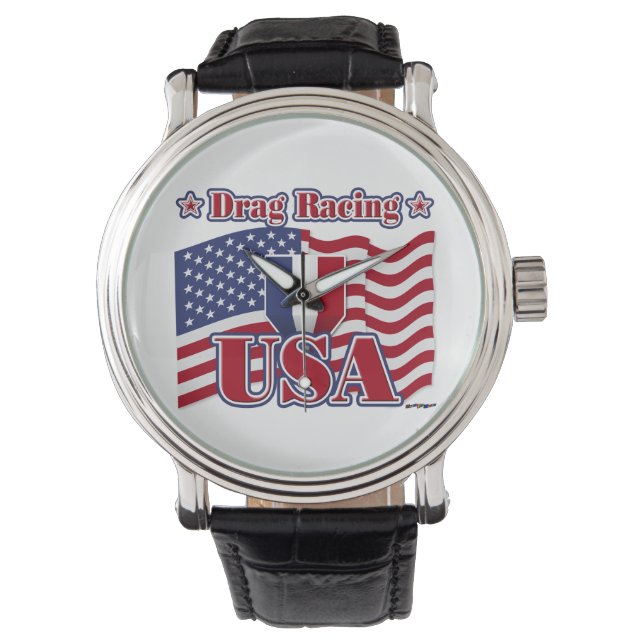 Drag Racing USA Armbanduhr (Vorderseite)
