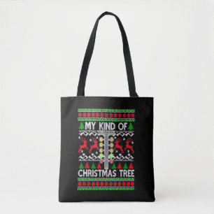 Drag Racing Weihnachtsbaum Ugly Xmas Sweater
