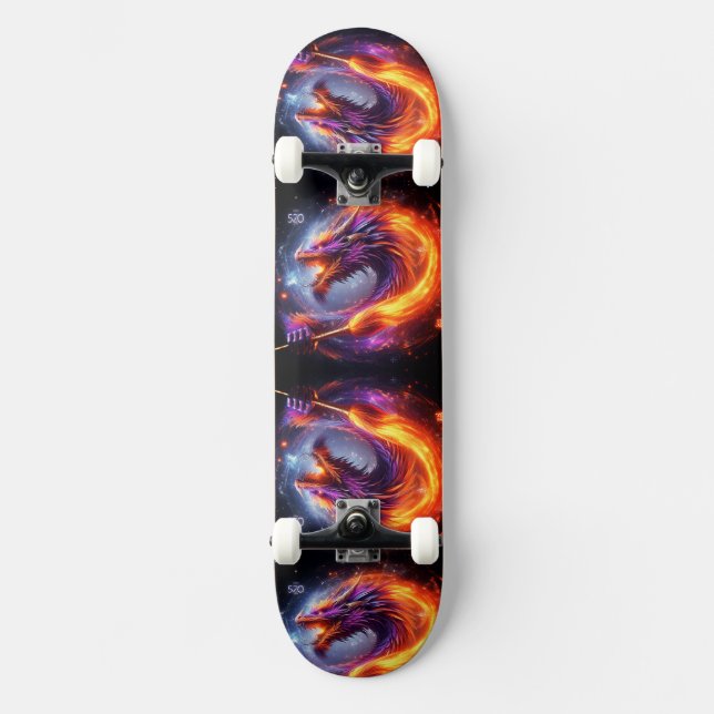 Dragão Místico Skateboard (Vorderseite)