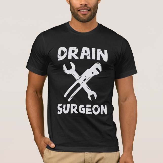 Drageon Funny Plumber Husband T-Shirt (Vorderseite)