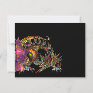 DRAGO/FANTASY-DRAGON IN GOLDPINK LILA