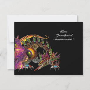 DRAGO, lila, schwarz Ankündigung